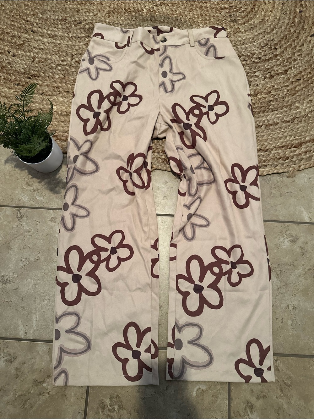 FLORAL PANTS